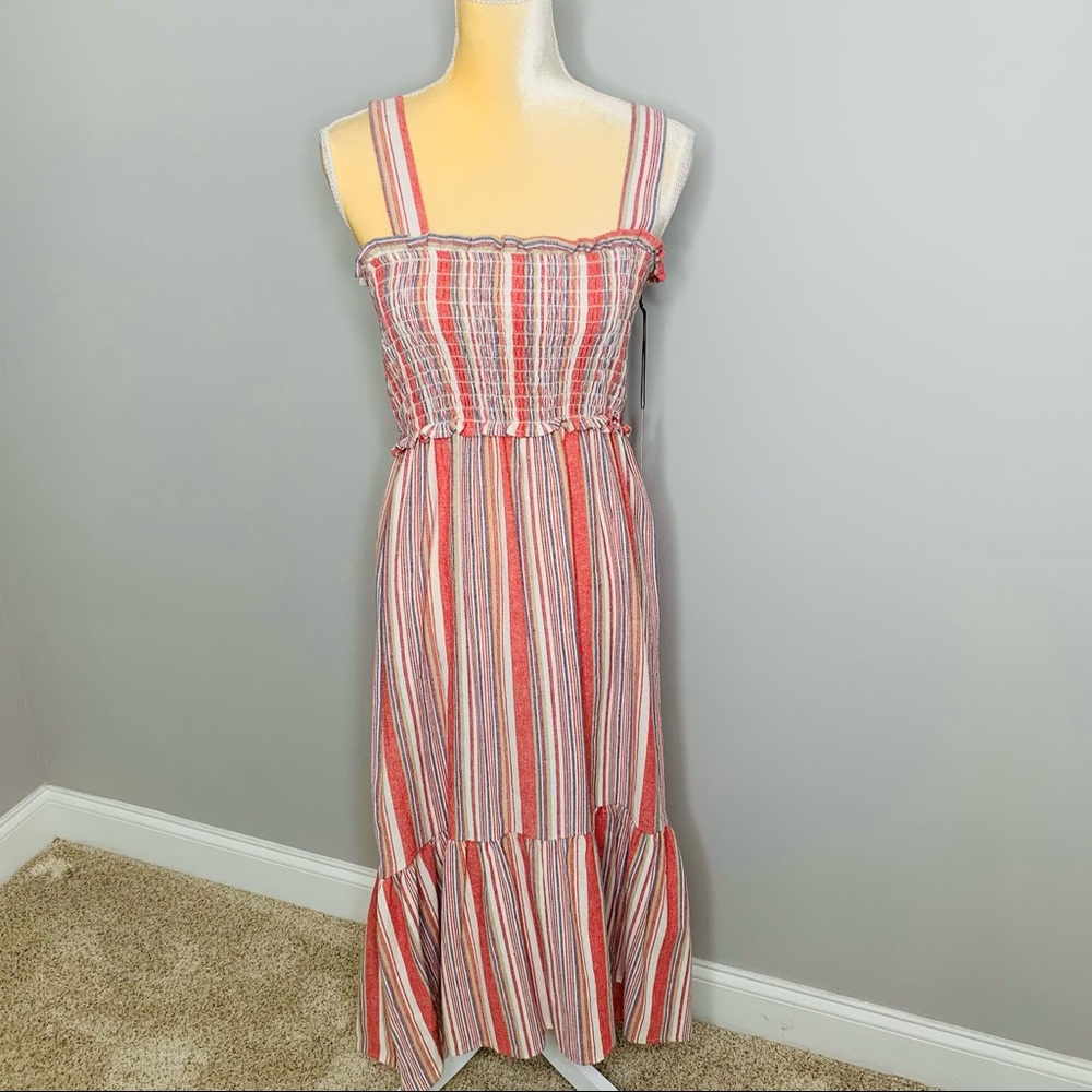 Knox Rose Striped Hi Low Sundress Size Small
